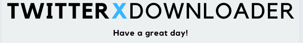 Download Twitter X Videos